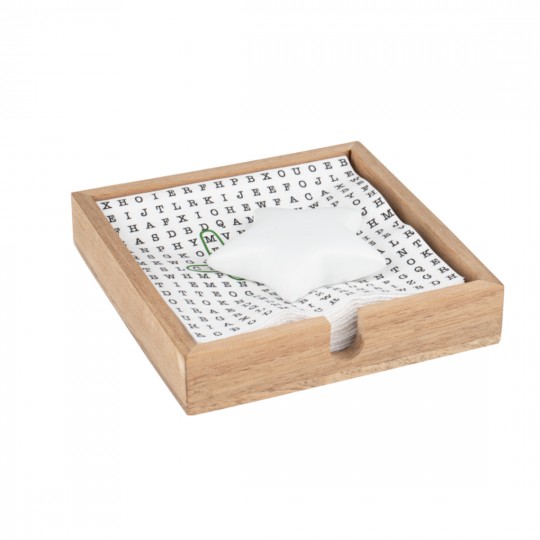 Raeder - Ξύλινη Θήκη Για Χαρτοπετσέτες Star