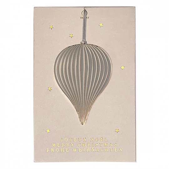 Raeder - Μεταλλικό Στολίδι Grey Raindrop