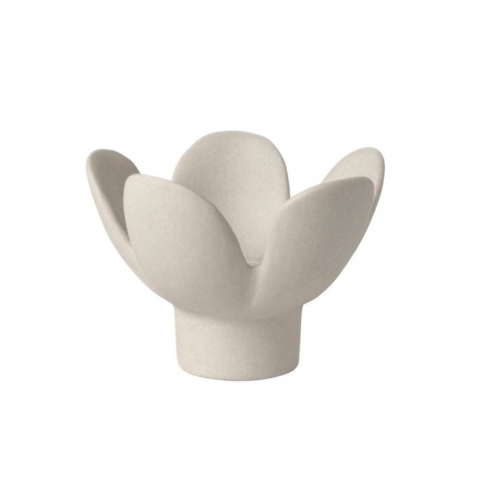 Raeder - Πήλινη Βάση Για Κερί  Flower Beige