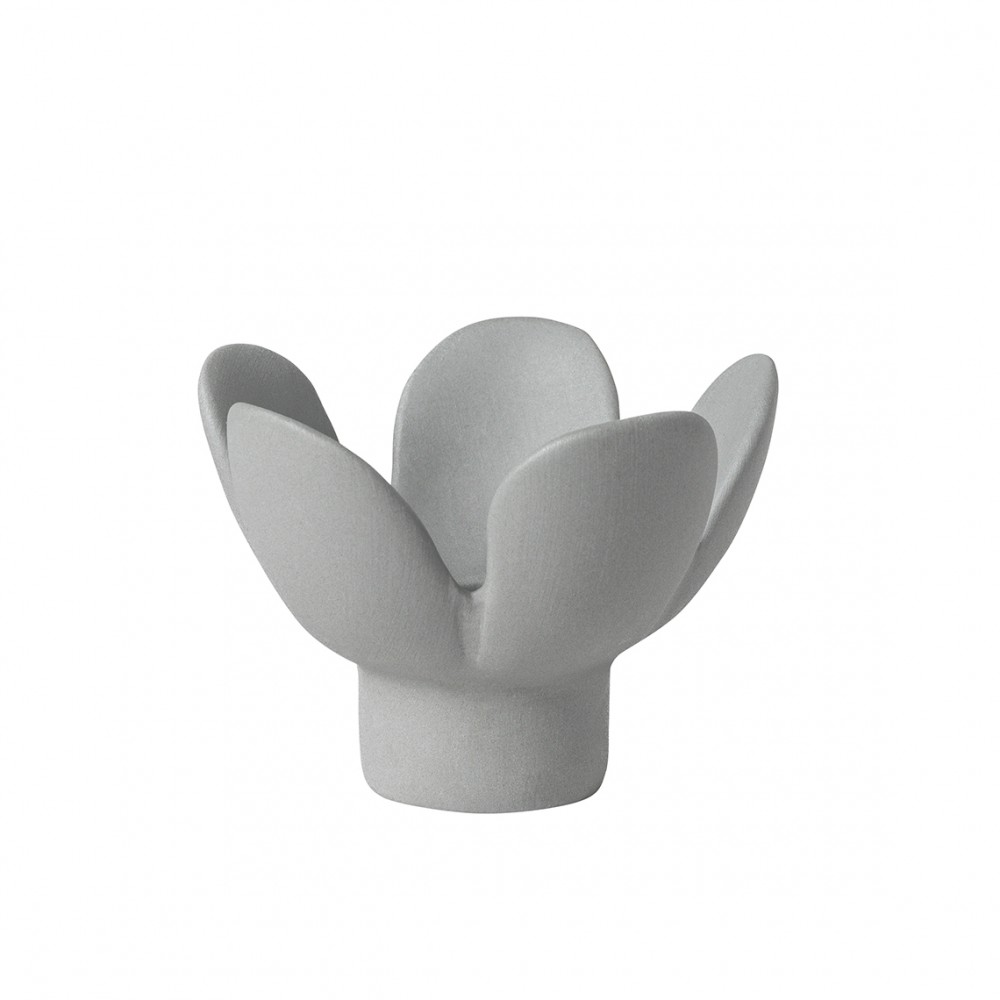 Raeder - Πήλινη Βάση Για Κερί Flower Grey