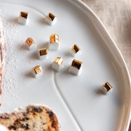 Raeder - Πορσελάνινη Πιατέλα "Village" Gold