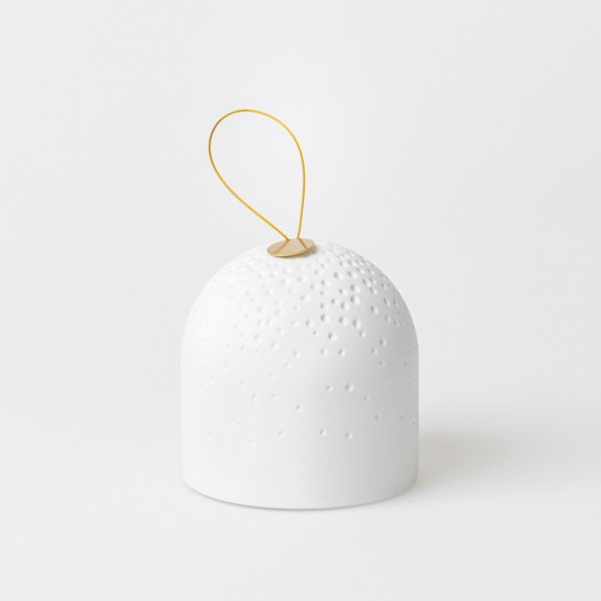 Raeder - Πορσελάνινo Διακοσμητικό Φωτιστικό LED Snowflakes