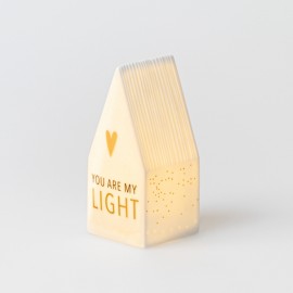 Raeder - Πορσελάνινo Διακοσμητικό Φωτιστικό Mini LED You Are Mylight