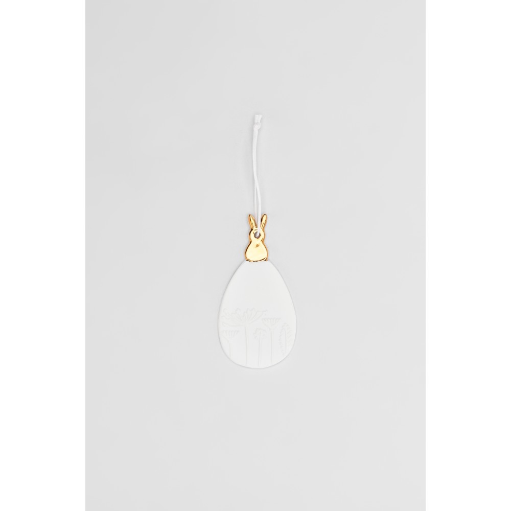 Raeder - Πορσελάνινο Κρεμαστό Διακοσμητικό Egg Apricot