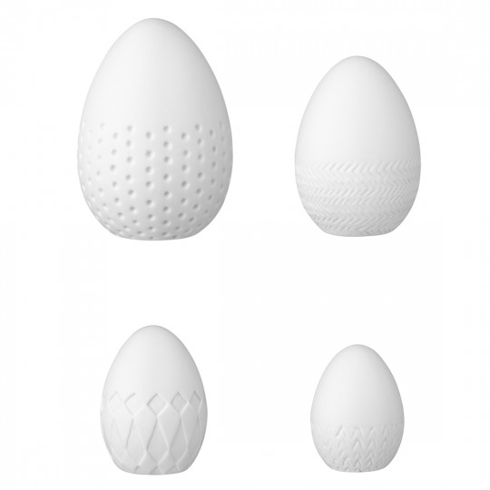 Raeder - Σετ 4 Πορσελάνινα Διακοσμητικά Αυγά 