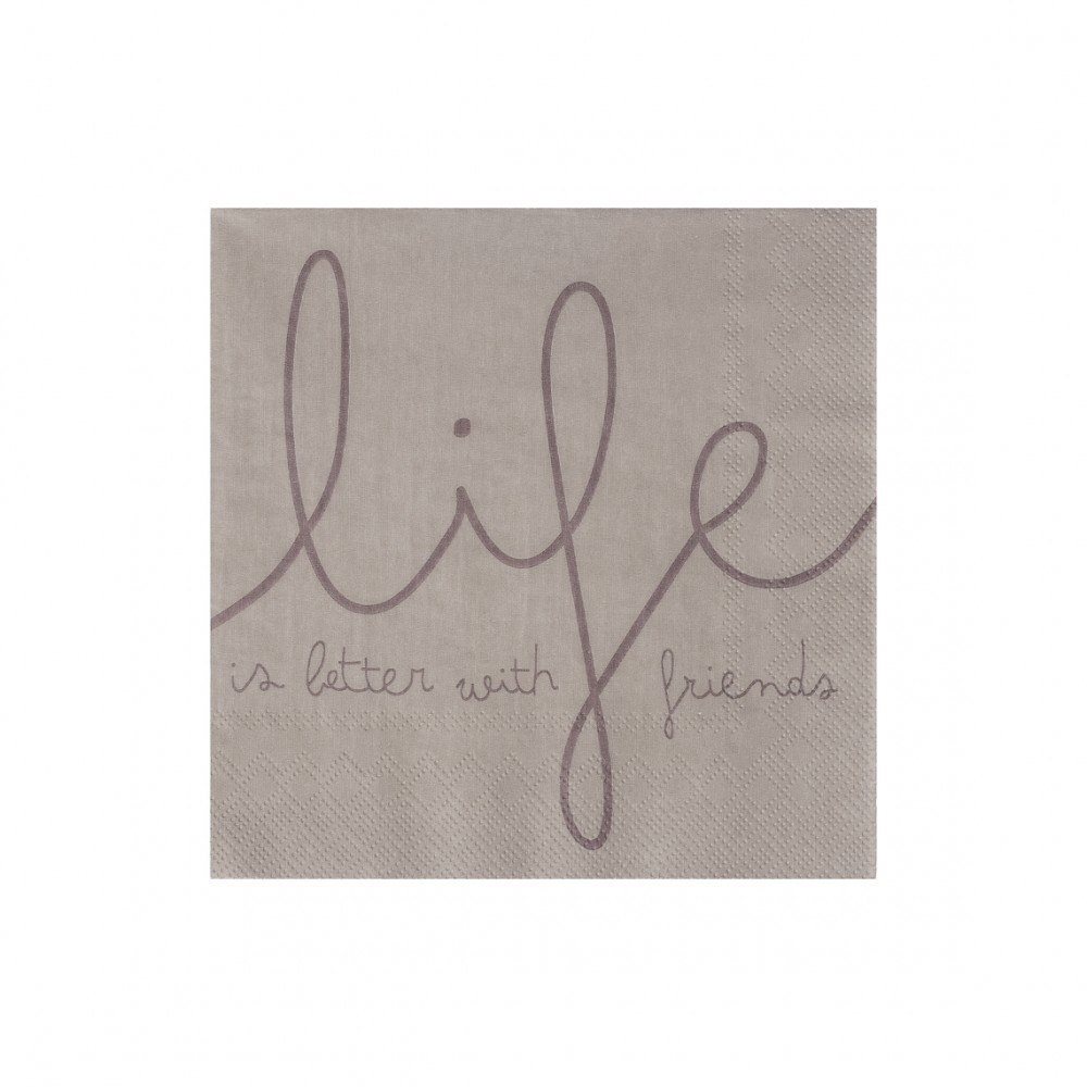 Raeder - Χαρτοπετσέτα Life Is Better With Friends