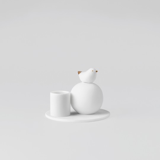 Trevoly By Raeder - Πορσελάνινη Βάση Για Κερί Bird