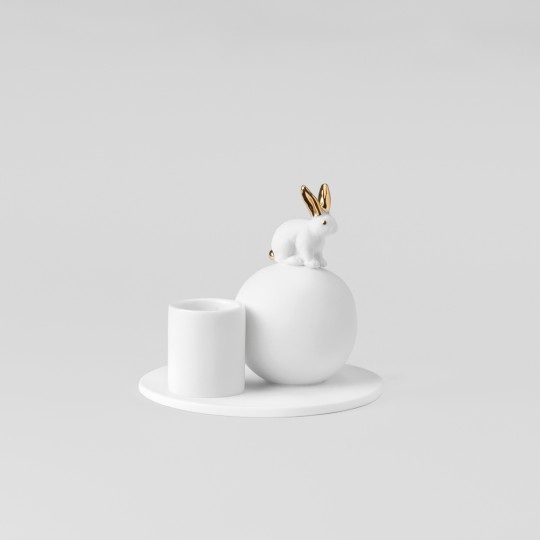 Trevoly By Raeder - Πορσελάνινη Βάση Για Κερί Rabbit