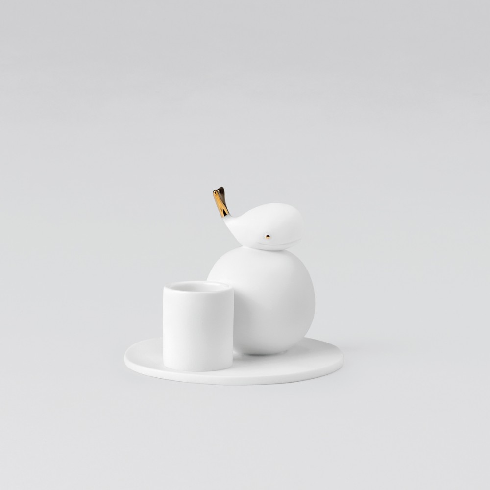 Trevoly By Raeder - Πορσελάνινη Βάση Για Κερί Whale