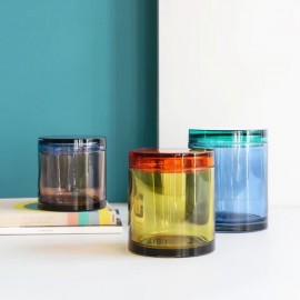 Remember - Γυάλινι Βάζο Με Καπάκι S