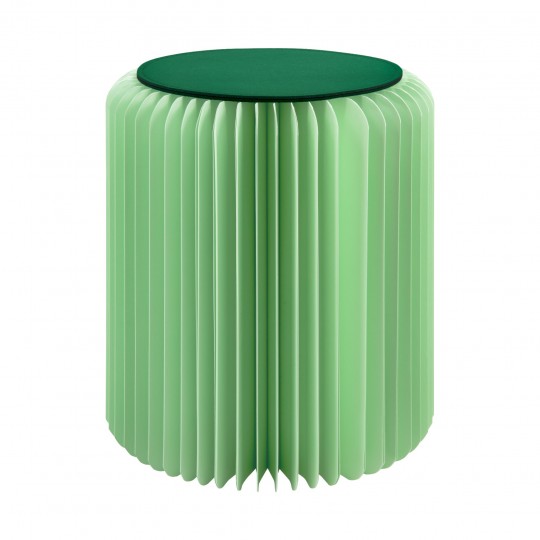 Remember - Σκαμπό Από Χαρτόνι Papillon Μέντα D36cm