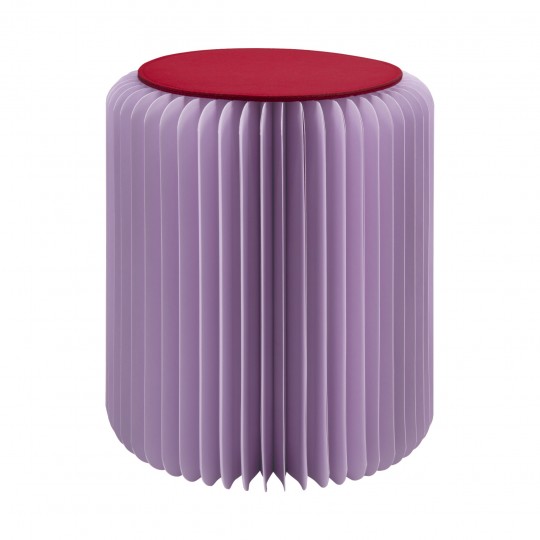 Remember - Σκαμπό Από Χαρτόνι Papillon Λιλά D36cm Remember - Σκαμπό Από Χαρτόνι Papillon Λιλά D36cm