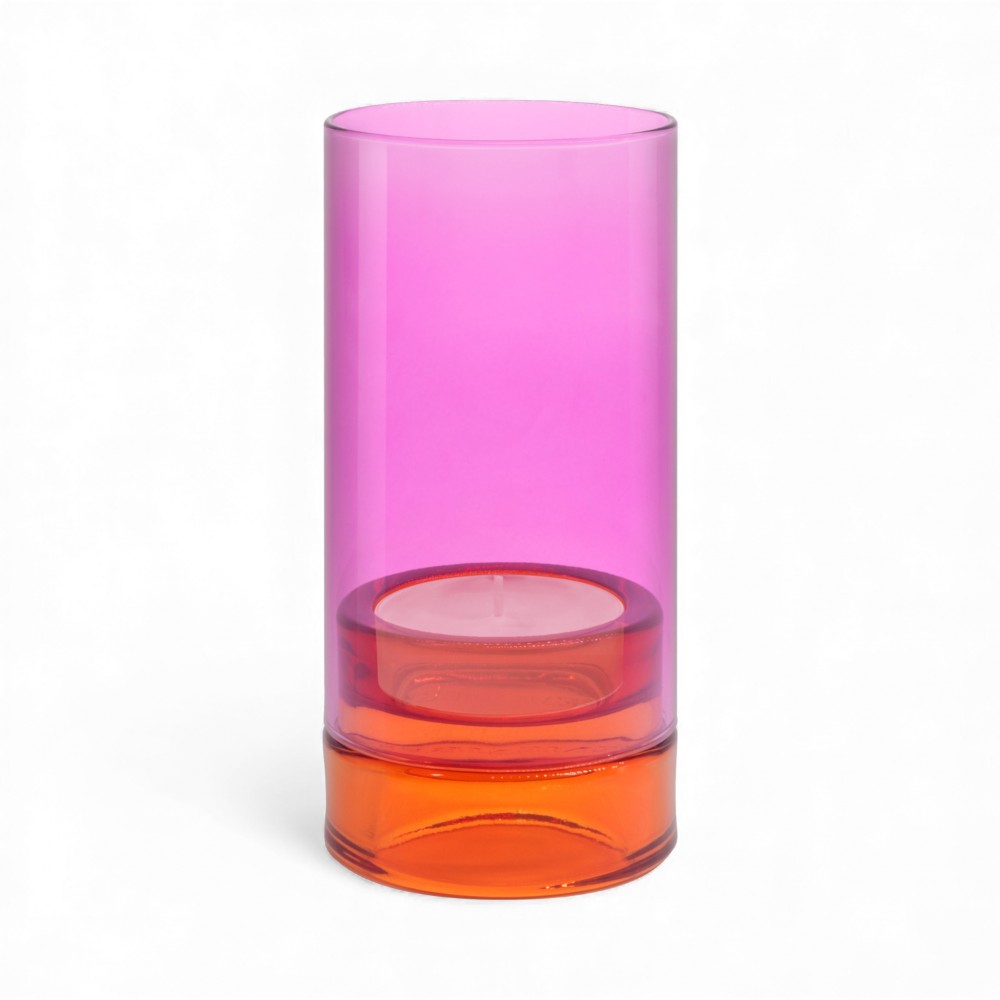 Remember - Γυάλινο κηροπήγιο Lys Pink