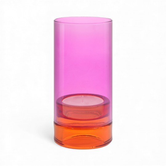 Remember - Γυάλινο κηροπήγιο Lys Pink