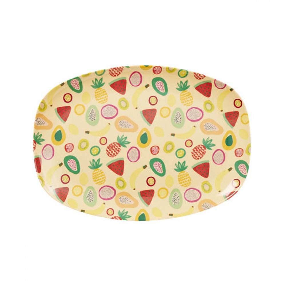 Rice - Πιατέλα Μελαμίνης «Tutti Frutti» 30 x 22cm