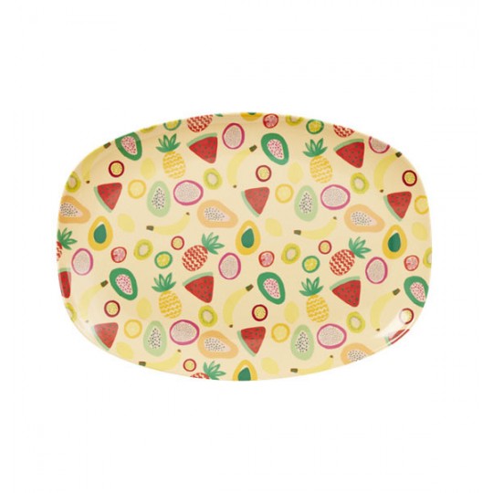 Rice - Πιατέλα Μελαμίνης «Tutti Frutti» 30 x 22cm