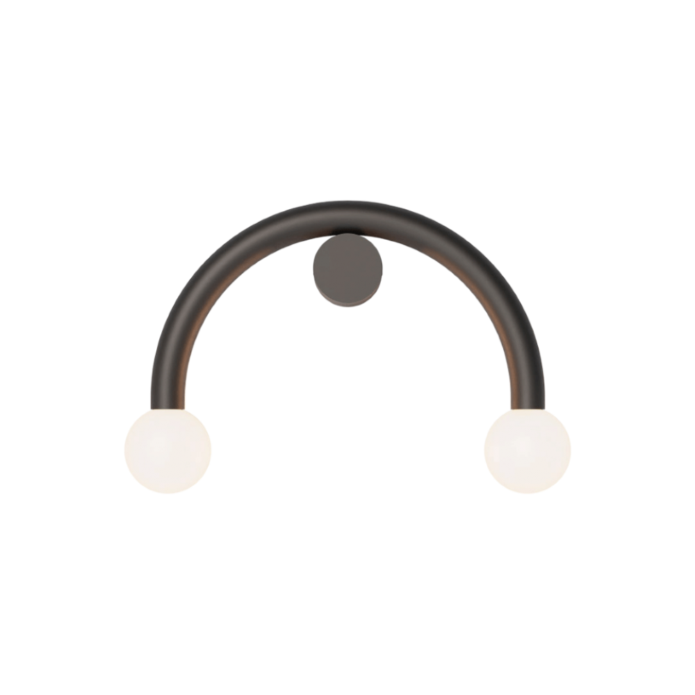 Robin - Απλίκα Τοίχου Rigoberta Curved Black