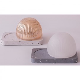 Robin - Επιτραπέζιο Φορητό Φωτιστικό LED White Terrazzo Amber Dimmable