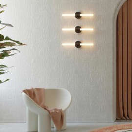 Robin - Απλίκα Τοίχου LED Roos Black