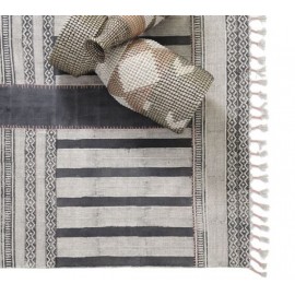 Royal Carpet - Χαλί Lotus Cotton Kilim 353 Grey 140x200