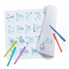 Super Petit - Σουπλά Σιλικόνης Για Ζωγραφική Διπλής Όψης ABC