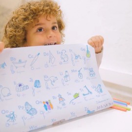 Super Petit - Σουπλά Σιλικόνης Για Ζωγραφική Διπλής Όψης ABC