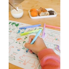 Super Petit - Σουπλά Σιλικόνης Για Ζωγραφική Διπλής Όψης Farm Animals