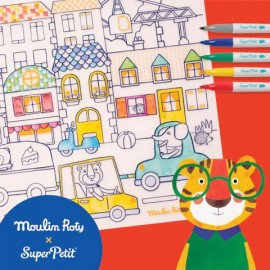 Super Petit - Σουπλά Σιλικόνης Για Ζωγραφική Les Popipop