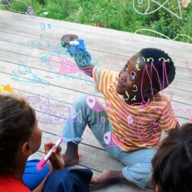 Super Petit - Σετ 5 Κηρομπογιές Πολλαπλών Επιφανειών Neon