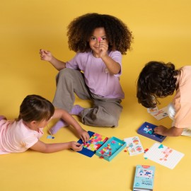 Super Petit - Επιφάνεια Σιλικόνης Με Τουβλάκια Mosaic Game Blue