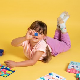 Super Petit - Επιφάνεια Σιλικόνης Με Τουβλάκια Mosaic Game Blue