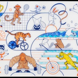 Super Petit - Σουπλά Σιλικόνης Για Ζωγραφική Olympic Sports Super Petit - Σουπλά Σιλικόνης Για Ζωγραφική Olympic Sports