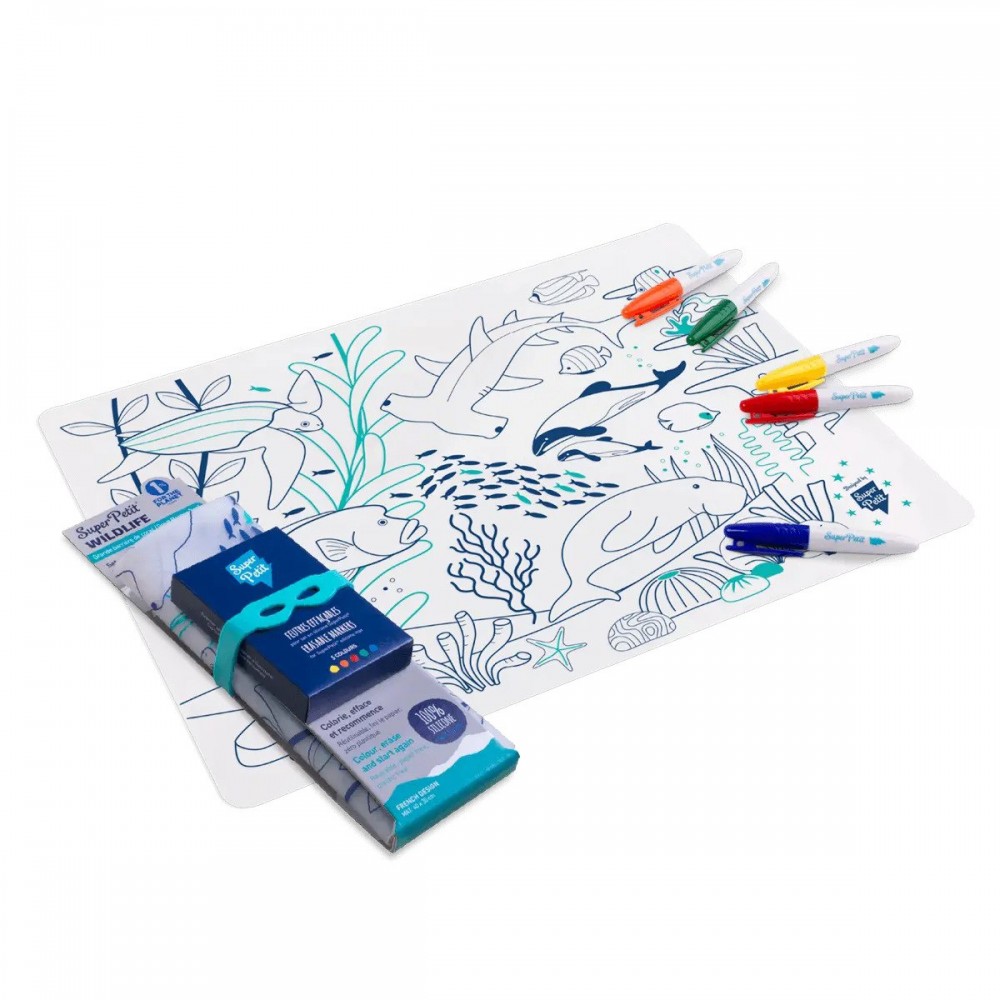 Super Petit - Σουπλά Σιλικόνης Για Ζωγραφική Wildlife Coral Reef Super Petit - Σουπλά Σιλικόνης Για Ζωγραφική Wildlife Coral Reef