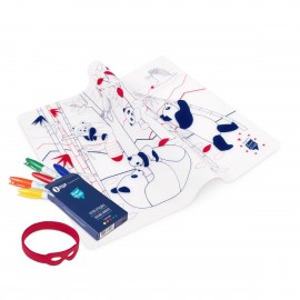 Super Petit - Σουπλά Σιλικόνης Για Ζωγραφική Wildlife Panda