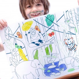 Super Petit - Σουπλά Σιλικόνης Για Ζωγραφική Wildlife Jungle Super Petit - Σουπλά Σιλικόνης Για Ζωγραφική Wildlife Jungle