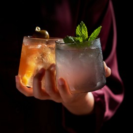 Viski - Σετ 4 Ποτήρια Cocktail Aurora Multicolour