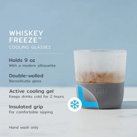 Host - Ποτήρι Whisky FREEZE™ Cooling Cup Γκρι Σετ 2