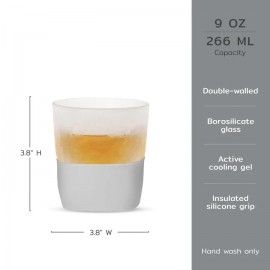 Host - Ποτήρι Whisky FREEZE™ Cooling Cup Γκρι Σετ 2