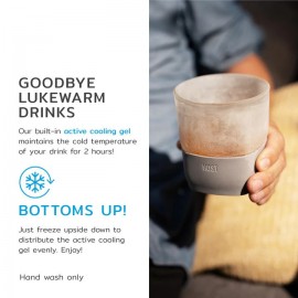 Host - Ποτήρι Whisky FREEZE™ Cooling Cup Γκρι Σετ 2