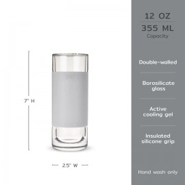 Host - Ποτήρι Highball FREEZE™ Cooling Cup Γκρι Σετ 2