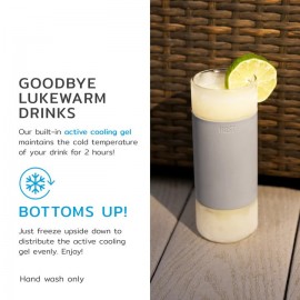 Host - Ποτήρι Highball FREEZE™ Cooling Cup Γκρι Σετ 2