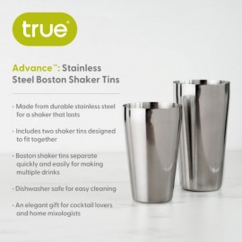 True - Advance Boston Shaker Tins 