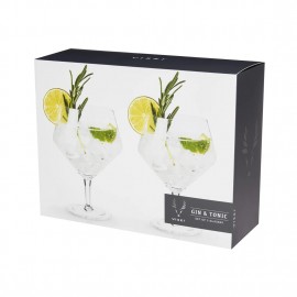Viski - Σετ 2 Ποτήρια Raye Angled Crystal Gin Tonic