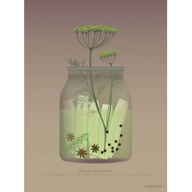Vissevasse - Αφίσα 30x40cm Pickled Cucumbers