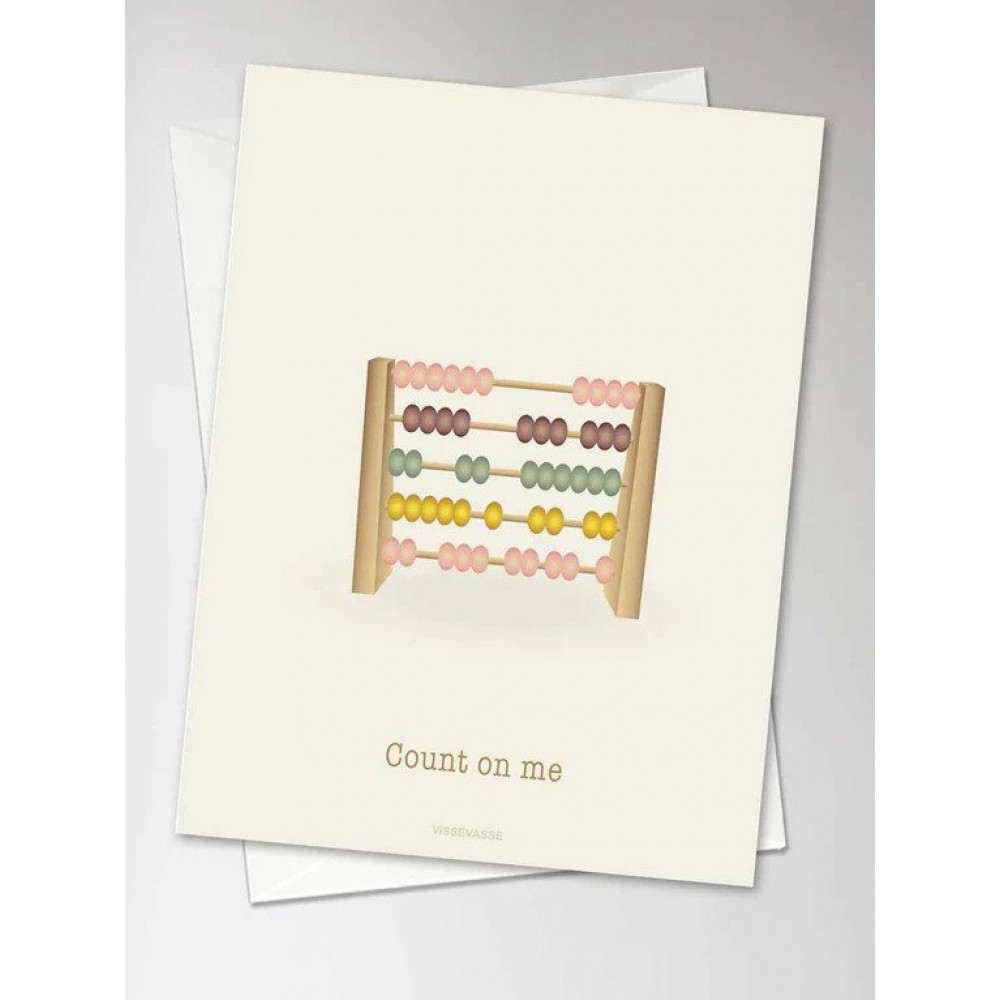 Vissevasse - Δίπτυχη Ευχετήρια Κάρτα Count On Me