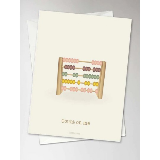 Vissevasse - Δίπτυχη Ευχετήρια Κάρτα Count On Me