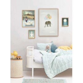 Vissevasse - Αφίσα 30x40cm Flying Elephant