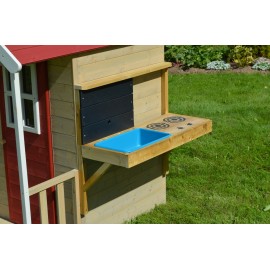 Wendi Toys - Ξύλινη Κουζίνα Για Σπιτάκι Εξωτερικού Χώρου