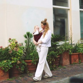 Wildride - Μάρσιπος Αγκαλιάς Για Νήπια Merlot