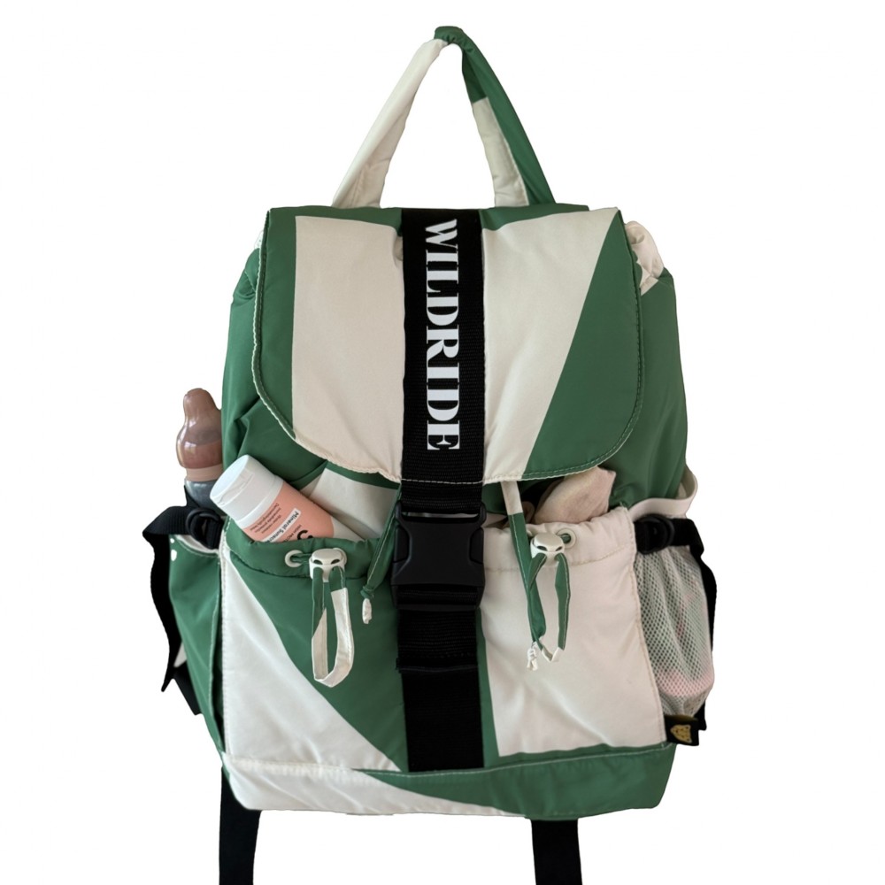 Wildride - Οικολογικό Σακίδιο Πλάτης Ενηλίκων Green Graphic